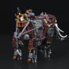 Lumibricks Steamphant Steampunk Ελέφαντας LED Σετ κατασκευής 800 τεμ. μοντέλο έκθεσης με τροφοδοσία USB