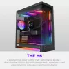 NZXT H6 2026 Mid-Tower Airflow Gaming Κουτί Μαύρο Tempered Glass