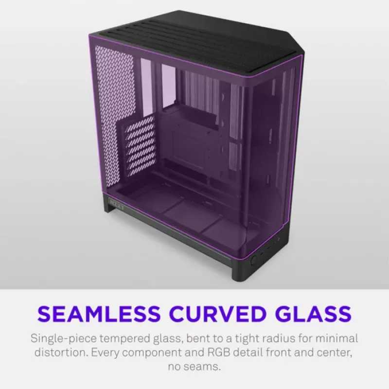 NZXT H6 2026 Mid-Tower Airflow Gaming Κουτί Μαύρο Tempered Glass