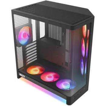 NZXT H6 RGB+ 2026 Mid-Tower Airflow Gaming Κουτί Μαύρο Tempered Glass