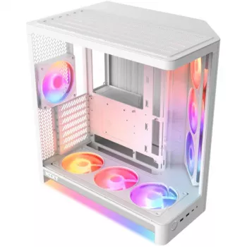 NZXT H6 RGB+ 2026 Mid-Tower Airflow Gaming Κουτί Λευκό Tempered Glass