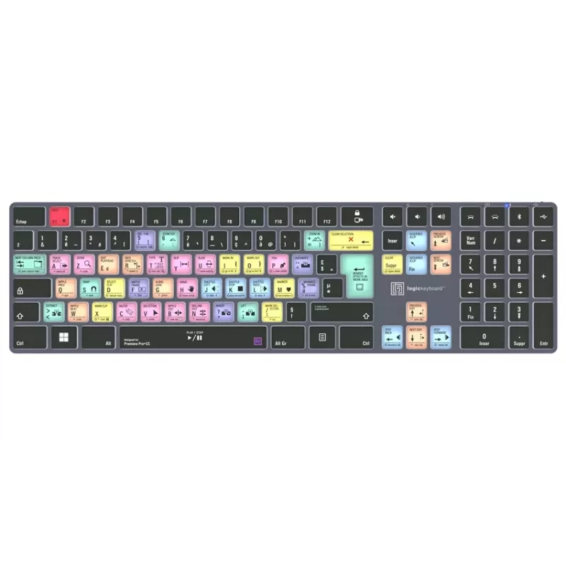 Logickeyboard Adobe Premiere Pro CC Titan FR πληκτρολόγιο PC