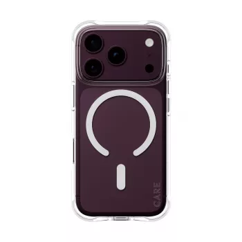CARE by PanzerGlass Samba θήκη για iPhone 17/18 Pro διαφανής λευκή MagSafe