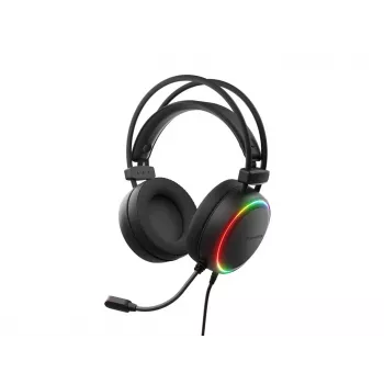 Genesis Neon 614 RGB USB Gaming Headset με μικρόφωνο, Μαύρο