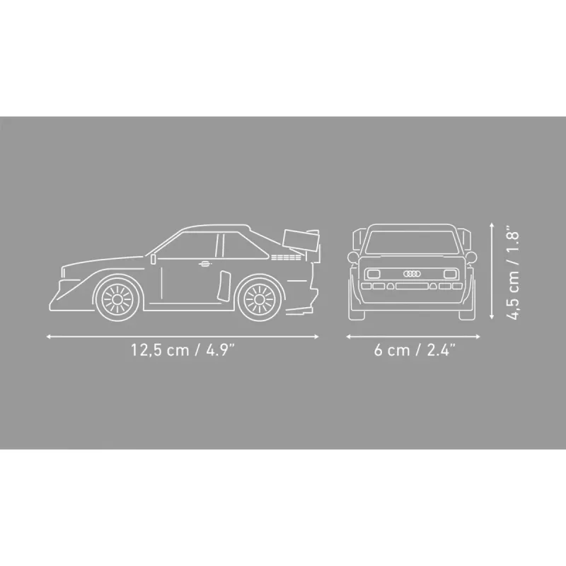 COBI Audi quattro S1 E2 (κλίμακα 1:35) Σετ τουβλάκια