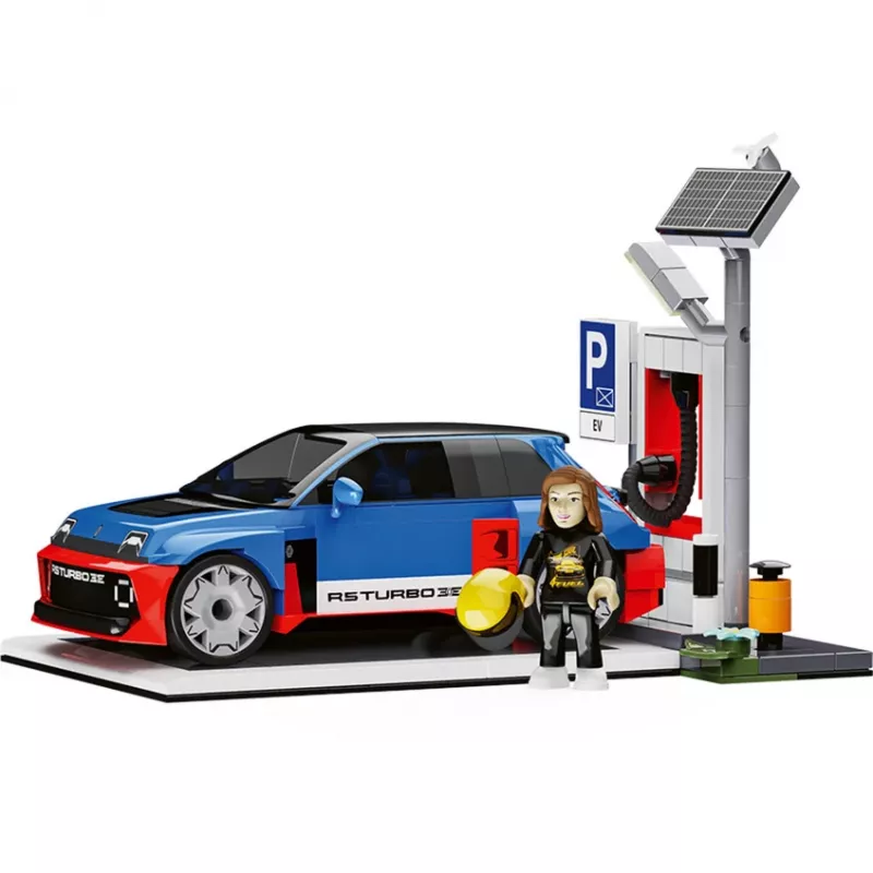 COBI EV Station & Renault 5 Turbo 3E (κλίμακα 1:35)