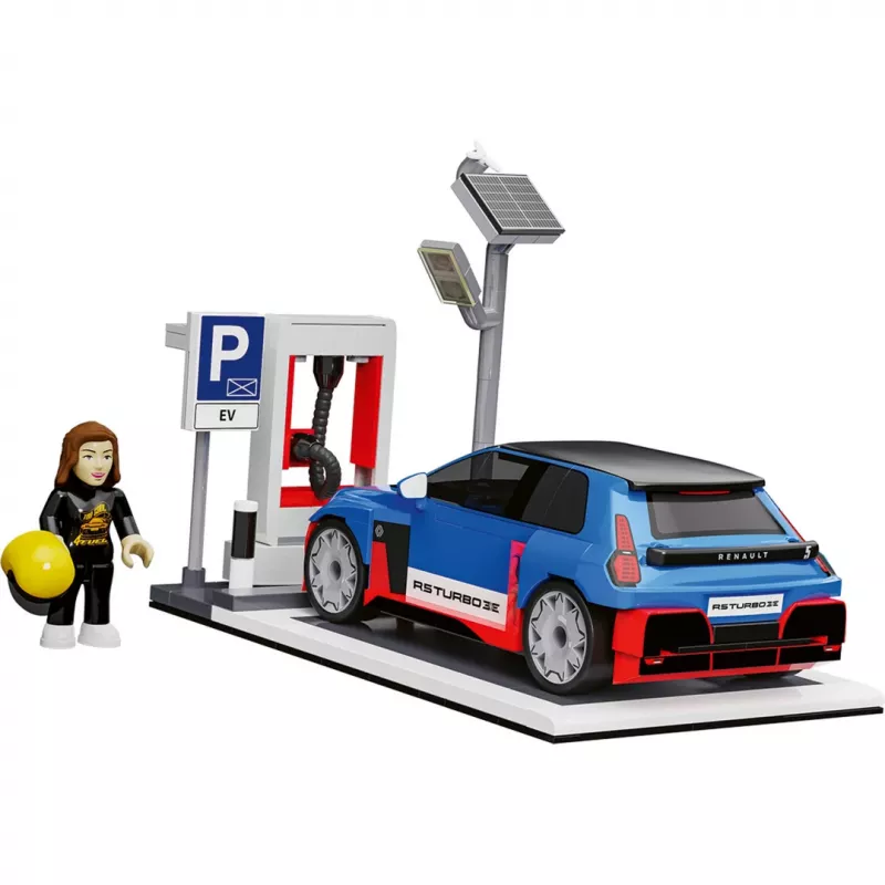 COBI EV Station & Renault 5 Turbo 3E (κλίμακα 1:35)