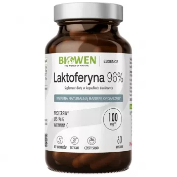 BIOWEN Lactoferrin 96% – 60 κάψουλες – Υψηλής καθαρότητας λακτοφερίνη βοείου γάλακτος συμπλήρωμα διατροφής