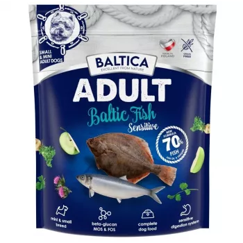 BALTICA Excellent Sensitive Baltic Fish Small Breed Mono Ξηρή τροφή για σκύλους 1kg