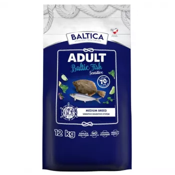BALTICA Excellent Sensitive Baltic Fish Medium Breed μονοπρωτεϊνική ξηρά τροφή για σκύλους 12kg