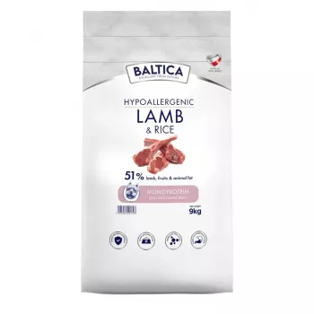 BALTICA Nutraceutic Adult αρνί & ρύζι Small Breed μονοπρωτεϊνική ξηρά τροφή για σκύλους 9kg