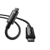 Baseus Tungsten Gold USB-C σε USB-C 240W καλώδιο γρήγορης φόρτισης 1m μαύρο