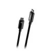 Baseus Tungsten Gold USB-C σε USB-C 240W καλώδιο γρήγορης φόρτισης 1m μαύρο