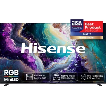 Hisense 100UR8DS 100 ιντσών 4K UHD MiniLED Smart TV με πάνελ 180Hz, Dolby Vision IQ, Dolby Atmos και VIDAA U7