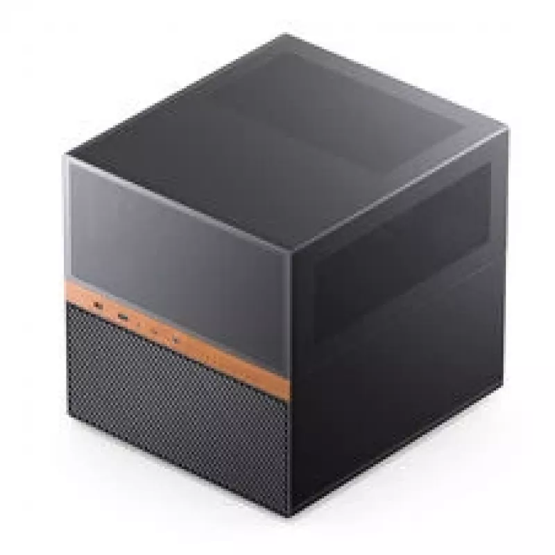 Jonsbo N6 Κουτί NAS, Micro-ATX, Ατσάλι/Mesh, Μαύρο