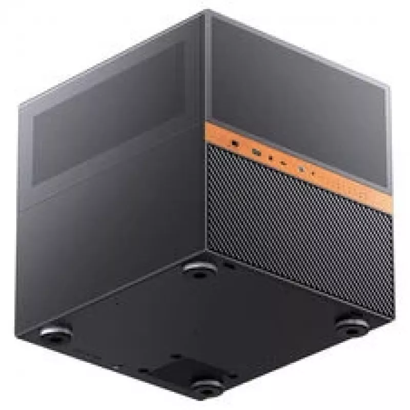 Jonsbo N6 Κουτί NAS, Micro-ATX, Ατσάλι/Mesh, Μαύρο