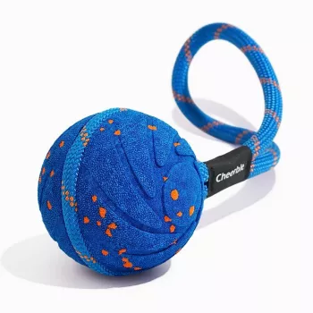 Cheerble Wicked Ball Air Σχοινί Παιχνίδι Σκύλου, Royal Blue