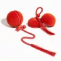 Cheerble WICKED BALL DUO2-VINTAGE RED Έξυπνο Διαδραστικό Παιχνίδι Κατοικίδιων, 2 Μπάλες, Φόρτιση USB-C, IP65 Αδιάβροχο, 3 Λειτουργίες Παιχνιδιού, για Γάτες & Μικρούς Σκύλους