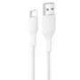 Belkin BOOSTCHARGE πλεκτό καλώδιο USB-C σε USB-A 2m λευκό
