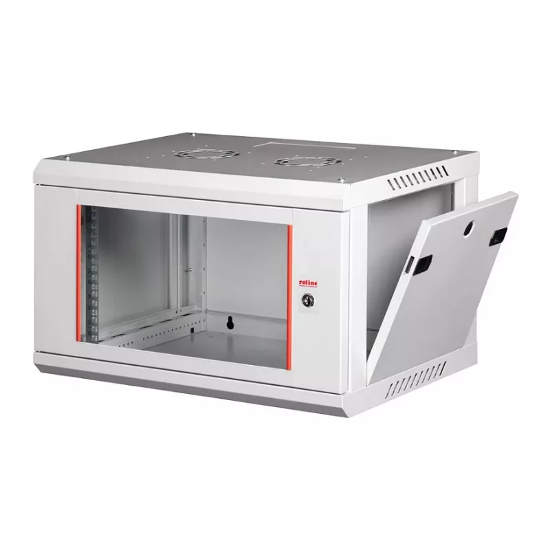 ROLINE 19 ιντσών επιτοίχιο κουτί Basic Plus 6U, 600x450 mm, γκρι