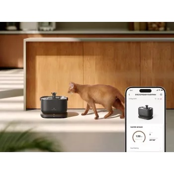 Petlibro Dockstream App-σίτιση νερού, μαύρο