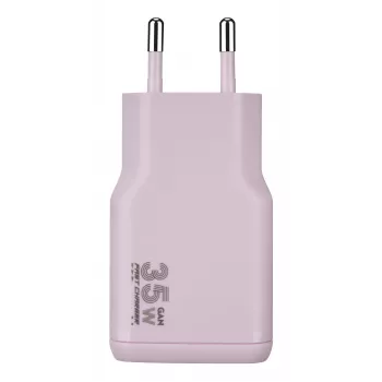 TUCANO ONE POWER KIT φορτιστής GaN 35W με καλώδιο USB-C 60W ροζ