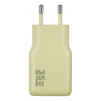TUCANO ONE POWER KIT φορτιστής GaN 35W με καλώδιο USB-C 60W - Citrus