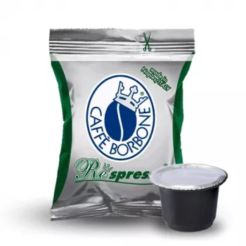 Caffè Borbone Respresso καφές κάψουλες χωρίς καφεΐνη, συμβατές με Nespresso, 50 τεμ., 5 g η καθεμία