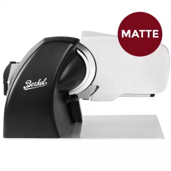 Berkel Homeline HL PLUS 200 μαύρο ματ ηλεκτρική κουζινομηχανή κόπτης αλλαντικών 195 mm