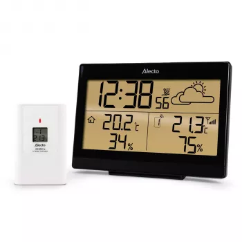 Alecto WS-2300 Ασύρματος Μετεωρολογικός Σταθμός με Multi-Sensor, Μαύρο