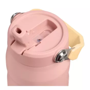 Stanley IceFlow φιάλη με αναδιπλούμενο καλαμάκι 2.0 710 ml ροζ ροδάκινο