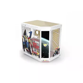 HYTE Y70 Touch Infinite Gundam Wing Edition Mid-Tower κουτί, διπλό σκληρυμένο γυαλί, οθόνη αφής 4K, λευκό