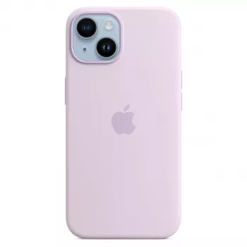 Apple iPhone 14 θήκη σιλικόνης με MagSafe - λιλά (MPRY3ZM/A)