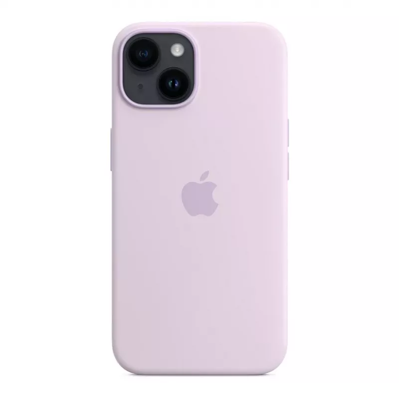 Apple iPhone 14 θήκη σιλικόνης με MagSafe - λιλά (MPRY3ZM/A)