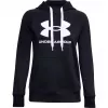 Under Armour γυναικείο Rival Fleece Logo Hoodie Deep Black