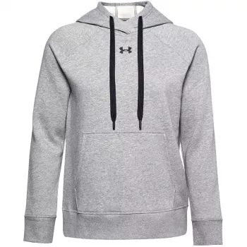 Under Armour γυναικείο Rival Fleece Hoodie Mod γκρι/λευκό