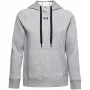 Under Armour γυναικείο Rival Fleece Hoodie Mod γκρι/λευκό