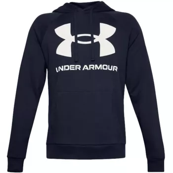 Under Armour ανδρικό hoodie Rival Fleece Big Logo HD μπλε ναυτικό 1357093 410