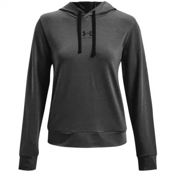 Under Armour ανδρικό Rival Terry Hoodie Graphite Medium Heather / Μαύρο 1369855-010