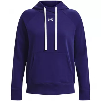 Under Armour γυναικείο Rival Fleece HB Hoodie Midnight Navy/λευκό