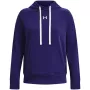 Under Armour γυναικείο Rival Fleece HB Hoodie Midnight Navy/λευκό