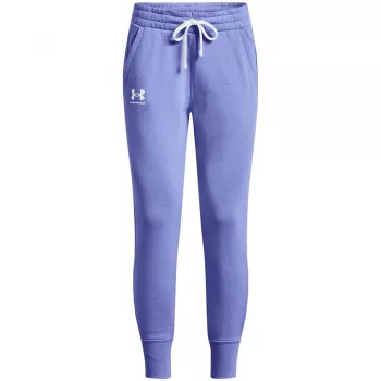 Under Armour Rival Fleece παντελόνι για γυναίκες Cosmic Purple / λευκό XS