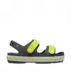 Crocs Crocband Cruiser παιδικά σανδάλια Γκρι Κίτρινο Μέγεθος 32-33