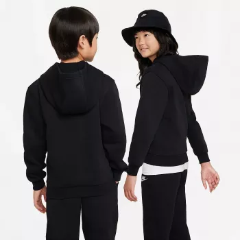 Nike Sportswear Club Fleece Full-Zip Hoodie για παιδιά Μαύρο FD3000 010 M