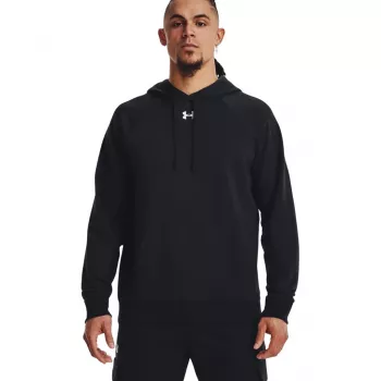 Under Armour ανδρικό Rival Fleece Hoodie Μαύρο 2XL