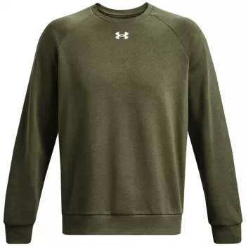 Under Armour Rival Fleece Crewneck Ανδρικό Φούτερ Khaki 1379755 390
