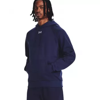 Under Armour Rival Fleece Ανδρικό Φούτερ με Κουκούλα Marineblau 1379757 410 XL