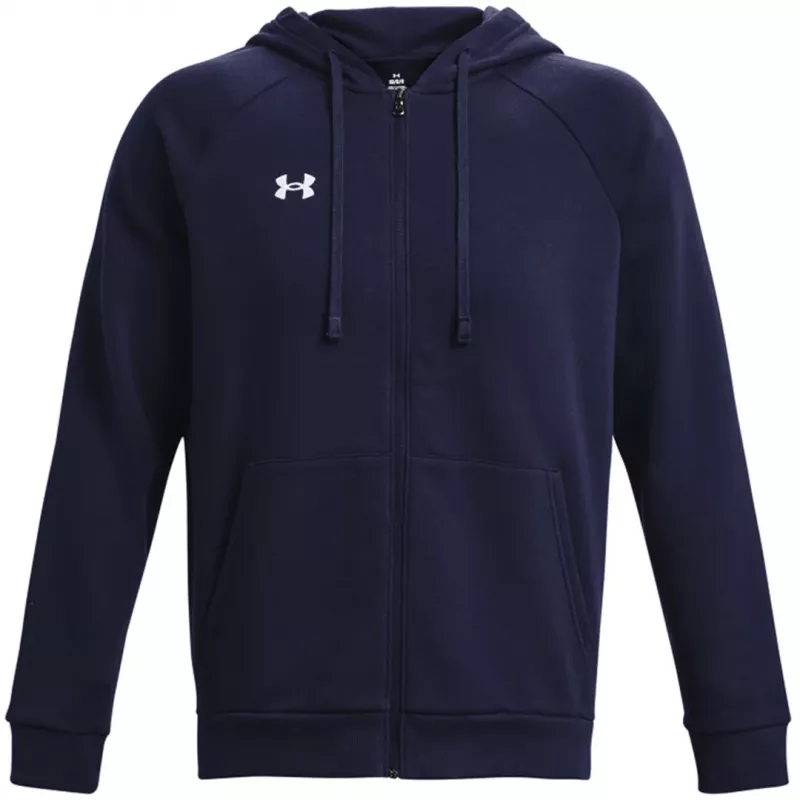 Under Armour Ανδρικό Rival Fleece FZ Φούτερ με Κουκούλα Mitternachtsblau