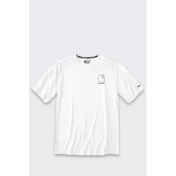 Sun Defender ελαφρύ t-shirt με λογότυπο κοντομάνικο λευκό