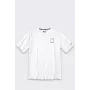 Sun Defender ελαφρύ t-shirt με λογότυπο κοντομάνικο λευκό